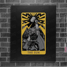 Load image into Gallery viewer, Shirts Posters / 4"x6" / Black Tarot The Sun