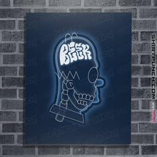 Load image into Gallery viewer, Shirts Posters / 4"x6" / Navy Beer Brain