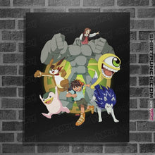 Load image into Gallery viewer, Daily_Deal_Shirts Posters / 4"x6" / Black Vintage Monster Rancher