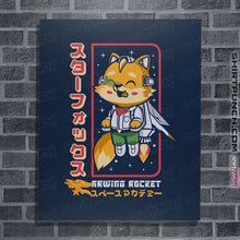 Load image into Gallery viewer, Daily_Deal_Shirts Posters / 4"x6" / Navy Star Prowler