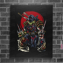 Load image into Gallery viewer, Secret_Shirts Posters / 4"x6" / Black TMNT Ronin