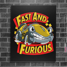 Load image into Gallery viewer, Shirts Posters / 4"x6" / Black Fast And Furious