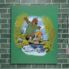 Load image into Gallery viewer, Daily_Deal_Shirts Posters / 4"x6" / Irish Green Sherwood Awaits