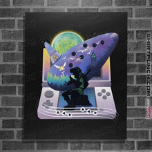 Load image into Gallery viewer, Secret_Shirts Posters / 4"x6" / Black 3D Ocarina