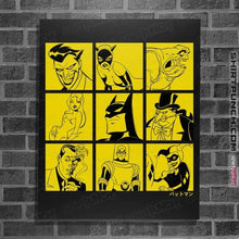 Load image into Gallery viewer, Daily_Deal_Shirts Posters / 4"x6" / Black Batman Villains'