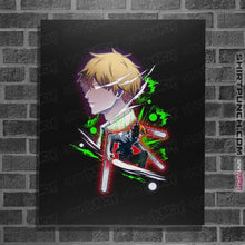 Load image into Gallery viewer, Daily_Deal_Shirts Posters / 4"x6" / Black Chainsaw Holo