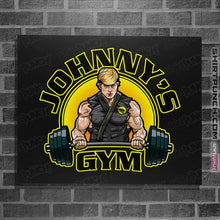 Load image into Gallery viewer, Shirts Posters / 4"x6" / Black Johnny's Gym