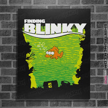 Load image into Gallery viewer, Shirts Posters / 4"x6" / Black Finding Blinky