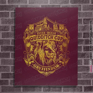 Sold_Out_Shirts Posters / 4"x6" / Maroon Team Gryffindor