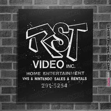 Load image into Gallery viewer, Secret_Shirts Posters / 4"x6" / Black RST Video INC.
