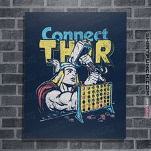 Load image into Gallery viewer, Secret_Shirts Posters / 4"x6" / Navy Connect Thor