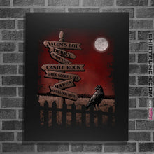 Load image into Gallery viewer, Shirts Posters / 4"x6" / Black Horror Crossroads