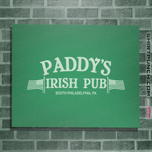 Shirts Posters / 4"x6" / Irish Green Paddy's Pub