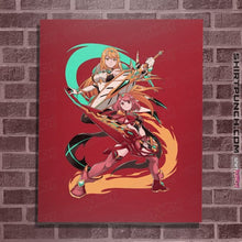 Load image into Gallery viewer, Daily_Deal_Shirts Posters / 4"x6" / Red Dual Sword Users