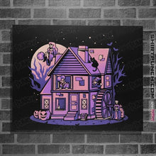 Load image into Gallery viewer, Daily_Deal_Shirts Posters / 4"x6" / Black Hocus Pocus House
