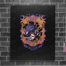 Load image into Gallery viewer, Shirts Posters / 4"x6" / Black Beholder Monster