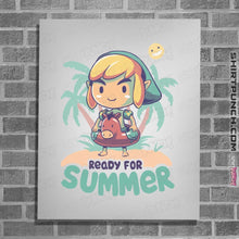 Load image into Gallery viewer, Shirts Posters / 4"x6" / White Ready For Summer