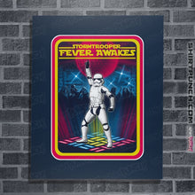 Load image into Gallery viewer, Shirts Posters / 4"x6" / Navy Fever Awakes
