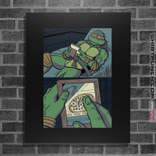 Load image into Gallery viewer, Shirts Posters / 4"x6" / Black Longing For Pizza