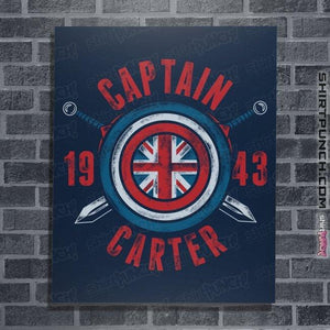 Shirts Posters / 4"x6" / Navy Captain Carter
