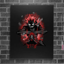 Load image into Gallery viewer, Shirts Posters / 4"x6" / Black Red Riot Hero