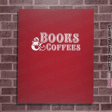 Load image into Gallery viewer, Secret_Shirts Posters / 4"x6" / Red Books & Coffee