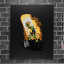 Load image into Gallery viewer, Shirts Posters / 4"x6" / Black The Last Slice Of PIzza