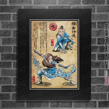 Load image into Gallery viewer, Daily_Deal_Shirts Posters / 4"x6" / Black Water Tribe Master Woodblock