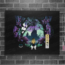 Load image into Gallery viewer, Daily_Deal_Shirts Posters / 4"x6" / Black Alice Landscape