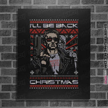 Load image into Gallery viewer, Daily_Deal_Shirts Posters / 4"x6" / Black A Very Cyber Christmas