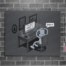 Load image into Gallery viewer, Shirts Posters / 4"x6" / Charcoal Robot Problems