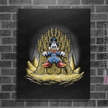 Load image into Gallery viewer, Shirts Posters / 4"x6" / Black Gold Throne
