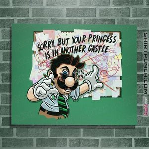 Shirts Posters / 4"x6" / Irish Green Pepe Luigi
