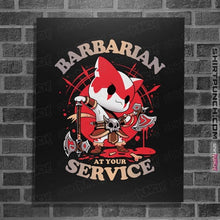 Load image into Gallery viewer, Daily_Deal_Shirts Posters / 4"x6" / Black Barbarian's Call