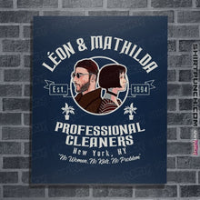 Load image into Gallery viewer, Secret_Shirts Posters / 4"x6" / Navy Leon Mathilda Professional Cleaners
