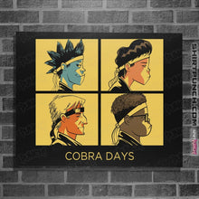 Load image into Gallery viewer, Shirts Posters / 4"x6" / Black Cobra Days