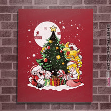 Load image into Gallery viewer, Daily_Deal_Shirts Posters / 4"x6" / Red Super Christmas