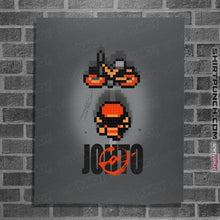 Load image into Gallery viewer, Shirts Posters / 4"x6" / Charcoal Neo Johto