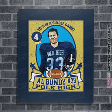 Load image into Gallery viewer, Shirts Posters / 4&quot;x6&quot; / Navy Al Bundy Trading Card
