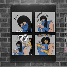 Load image into Gallery viewer, Shirts Posters / 4"x6" / Black Mortal Komfort