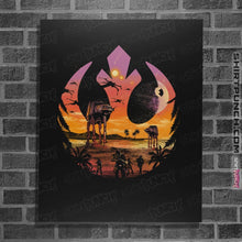 Load image into Gallery viewer, Shirts Posters / 4"x6" / Black Rebellion Sunset