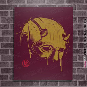Daily_Deal_Shirts Posters / 4"x6" / Maroon DevilMask