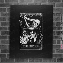 Load image into Gallery viewer, Daily_Deal_Shirts Posters / 4"x6" / Black The Reader
