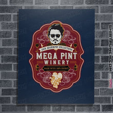 Load image into Gallery viewer, Shirts Posters / 4"x6" / Navy Mega Pint
