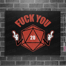 Load image into Gallery viewer, Shirts Posters / 4"x6" / Black Frick You