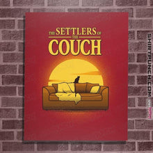 Load image into Gallery viewer, Daily_Deal_Shirts Posters / 4"x6" / Red The Settlers Of The Couch