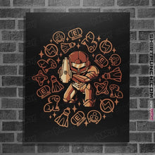 Load image into Gallery viewer, Secret_Shirts Posters / 4"x6" / Black Hunter Girl