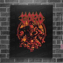 Load image into Gallery viewer, Shirts Posters / 4"x6" / Black The Four Armed Shokan