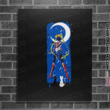 Load image into Gallery viewer, Shirts Posters / 4"x6" / Black Inked Moon