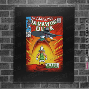 Shirts Posters / 4"x6" / Black The Amazing Darkwing Duck